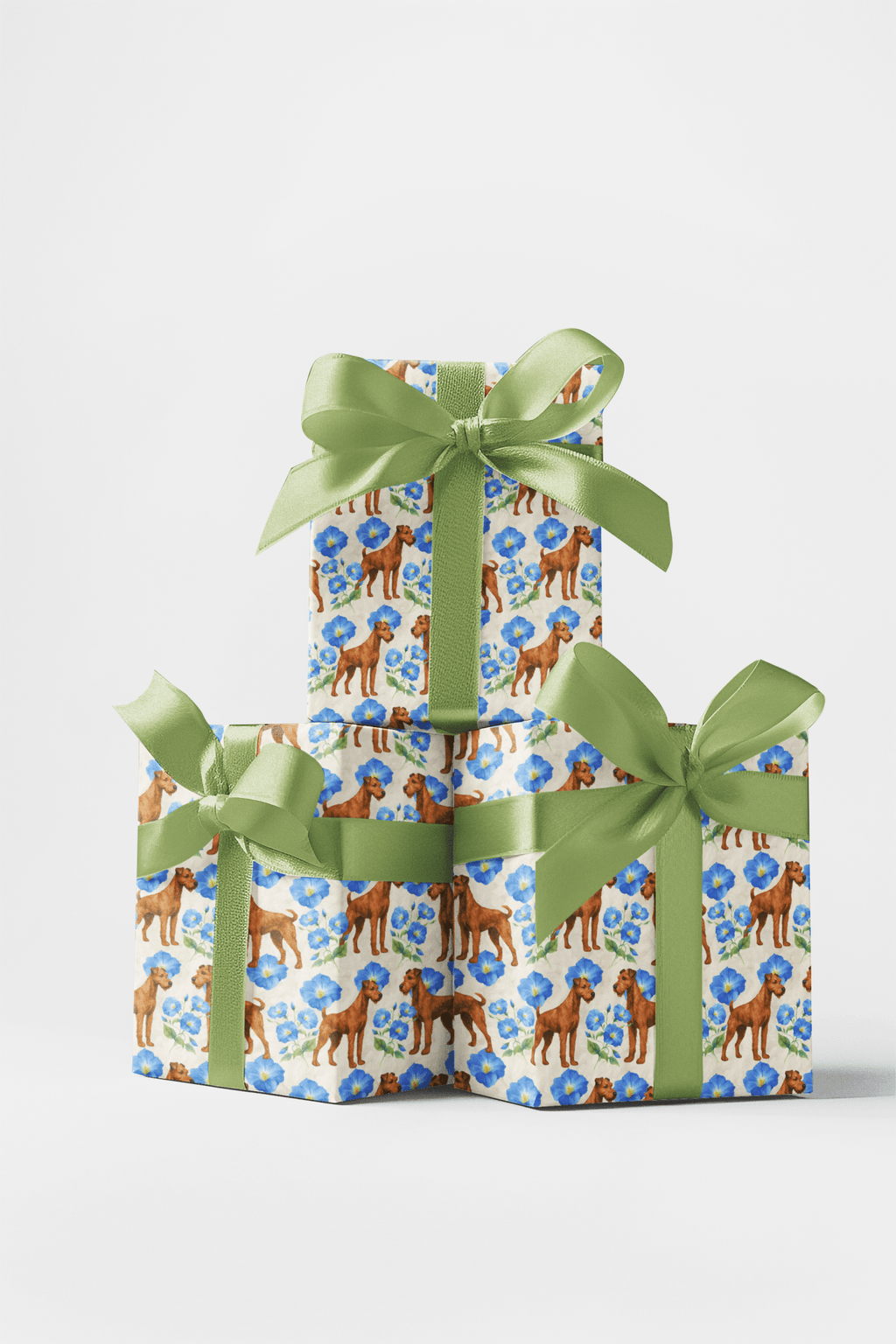 Heather & Terrier Wrapping Paper