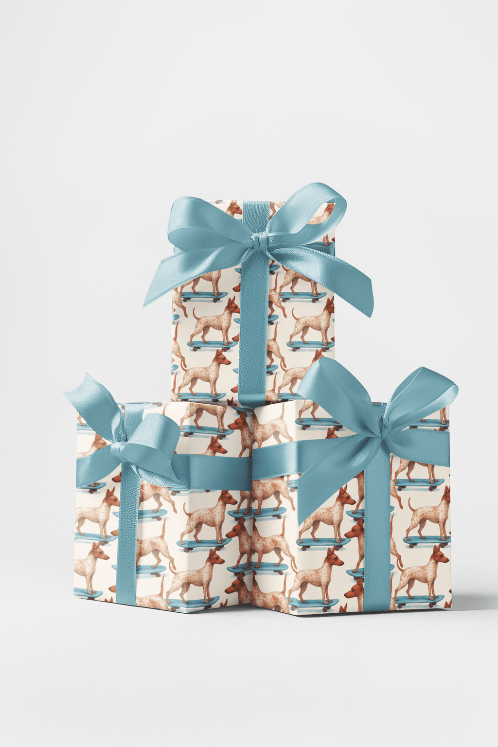 Skater Terrier Style Wrapping Paper