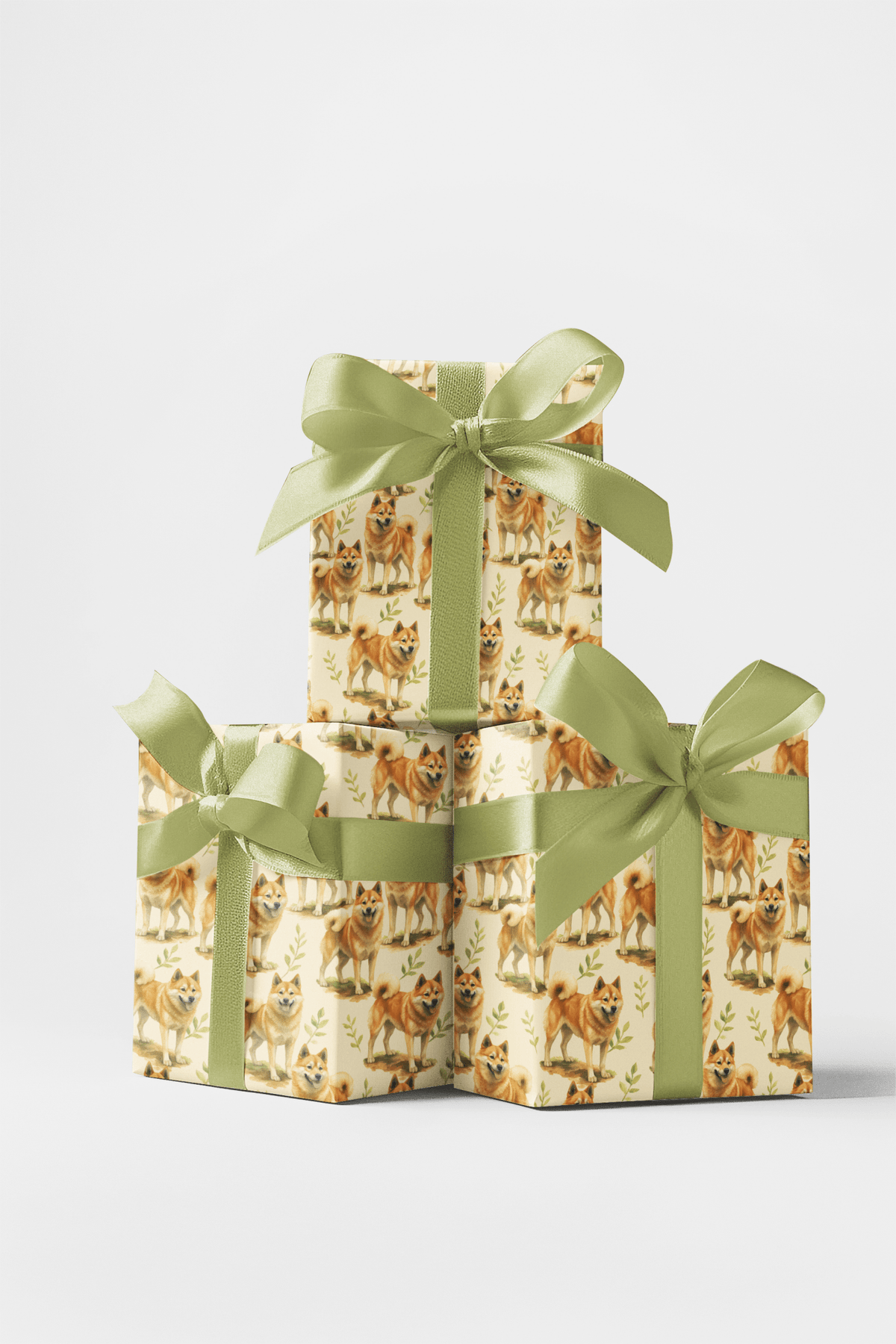 Falling for Buhunds Wrapping Paper