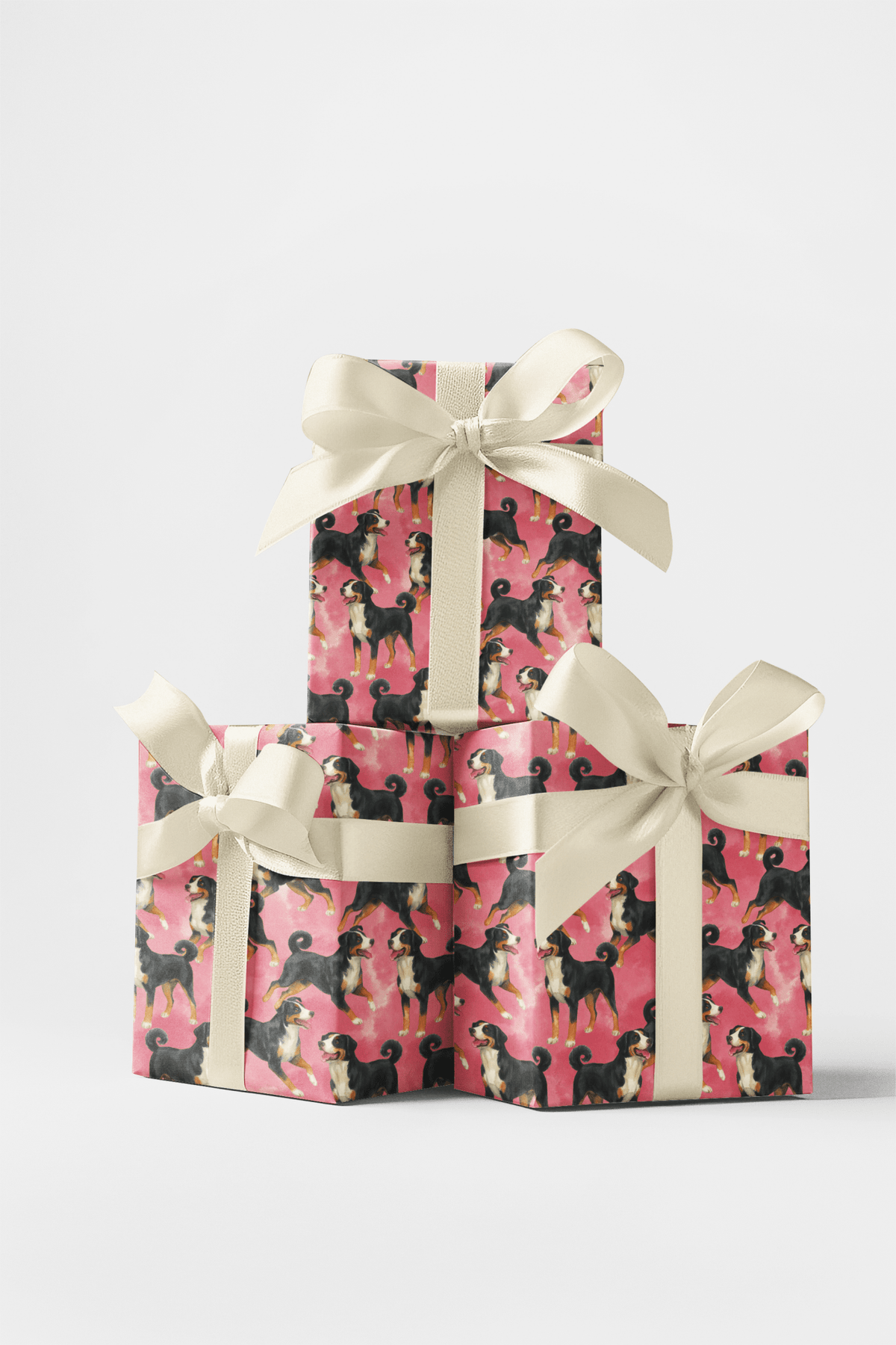 Sennenhund Smiles Wrapping Paper