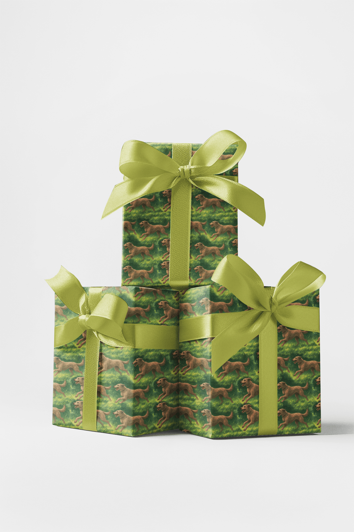 Silver Mist Hound Wrapping Paper