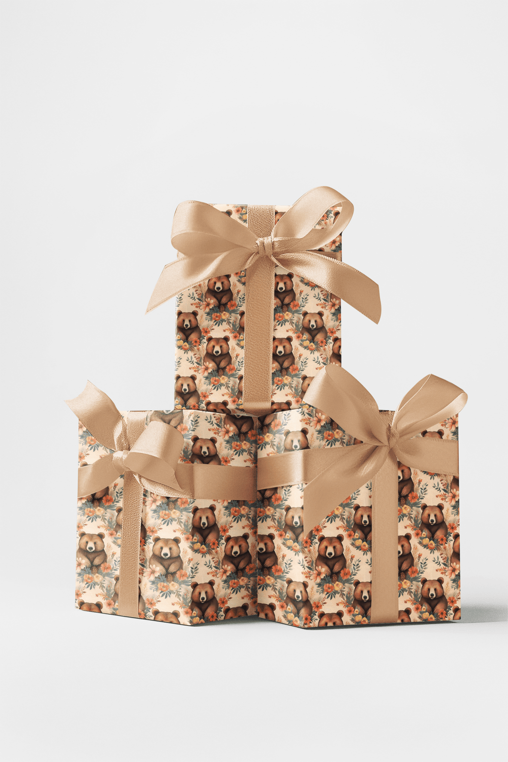 Botanic Bears Wrapping Paper