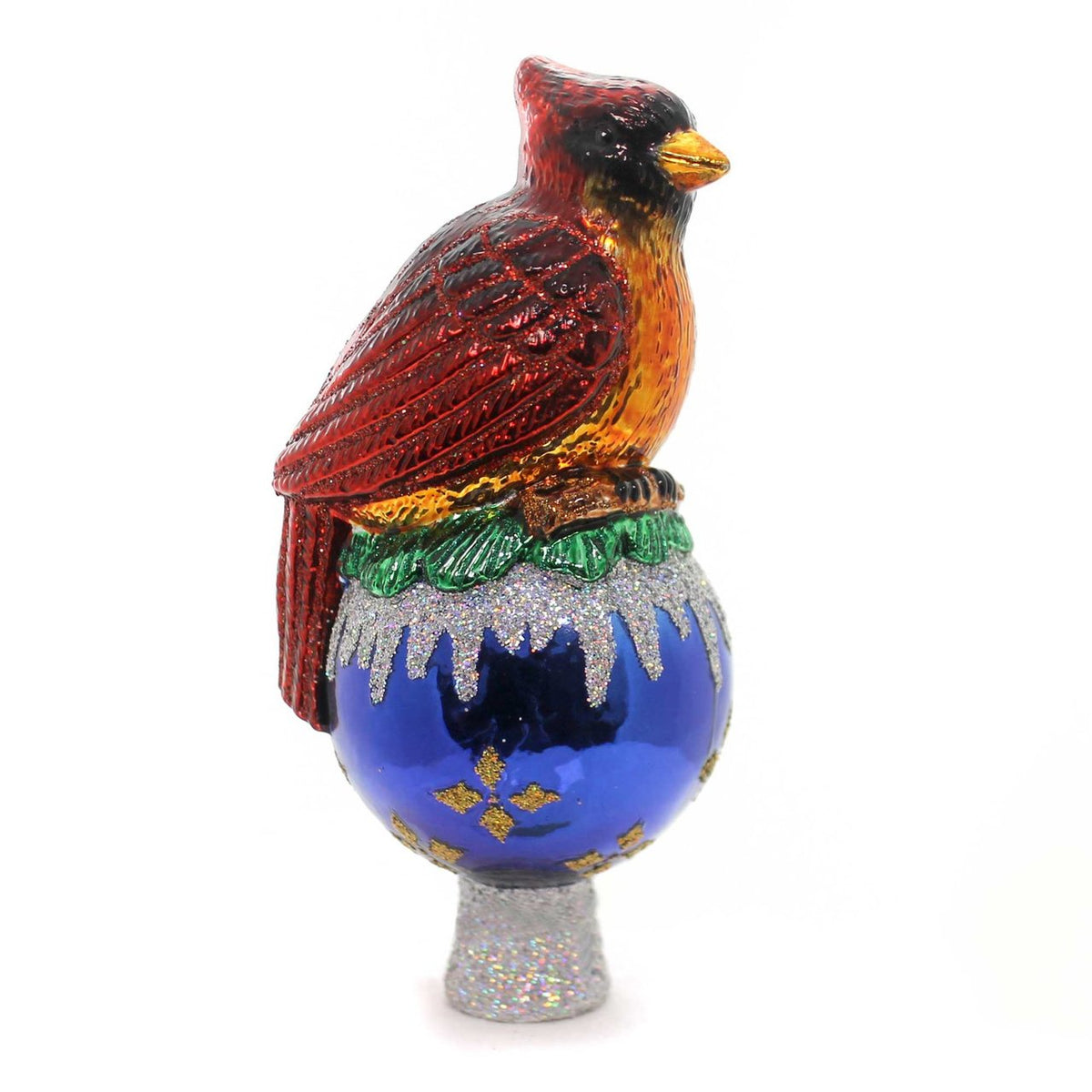 Old World Christmas Cardinal Tree Topper