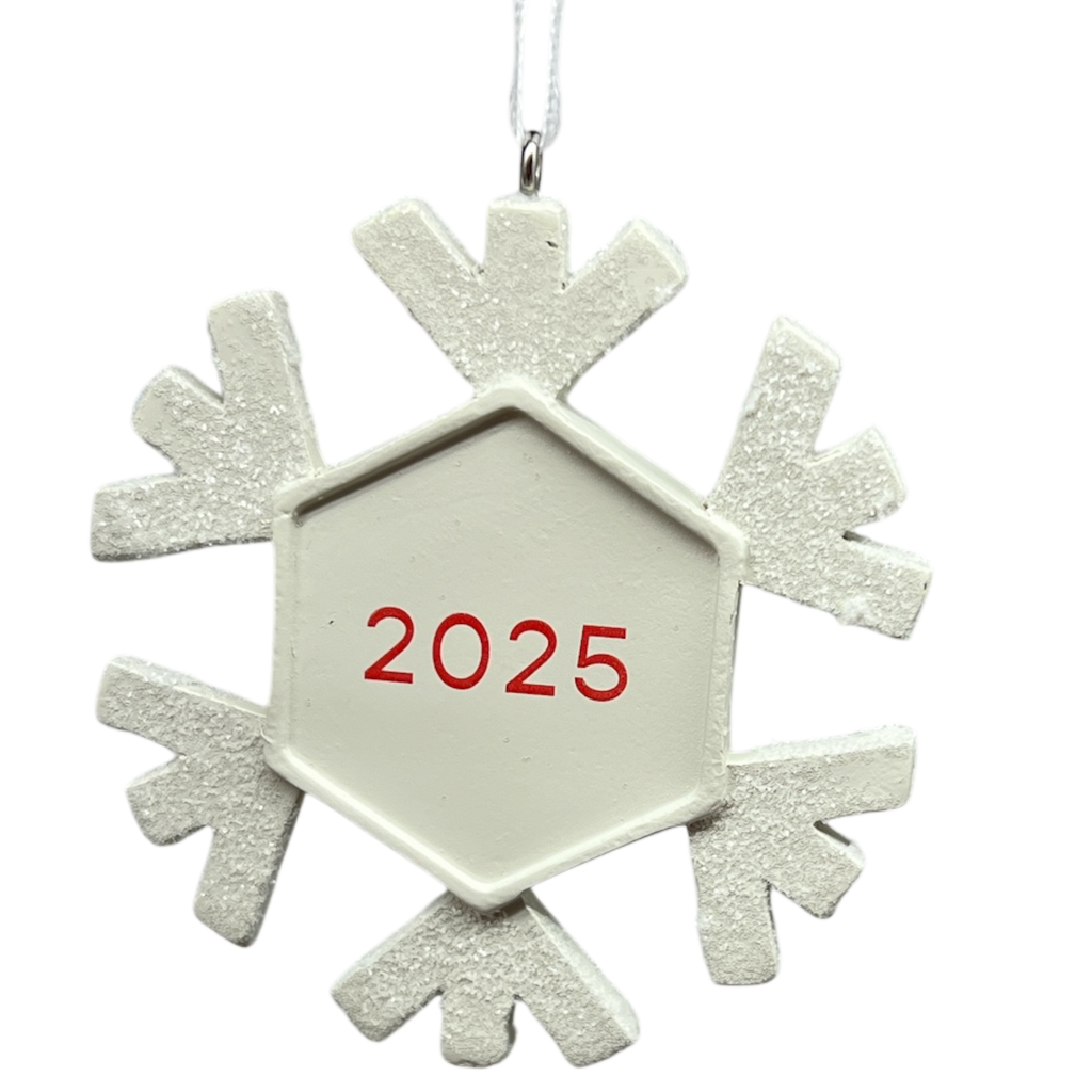 Our First Christmas 2025 Snowflake Hallmark Ornament