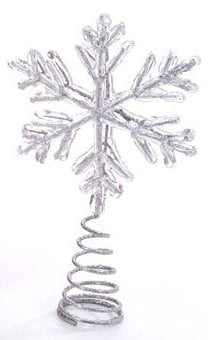 Miniature Snowflake Tree Toppers - Gold