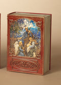 Lighted Spinning Waterglobe Book - Nativity
