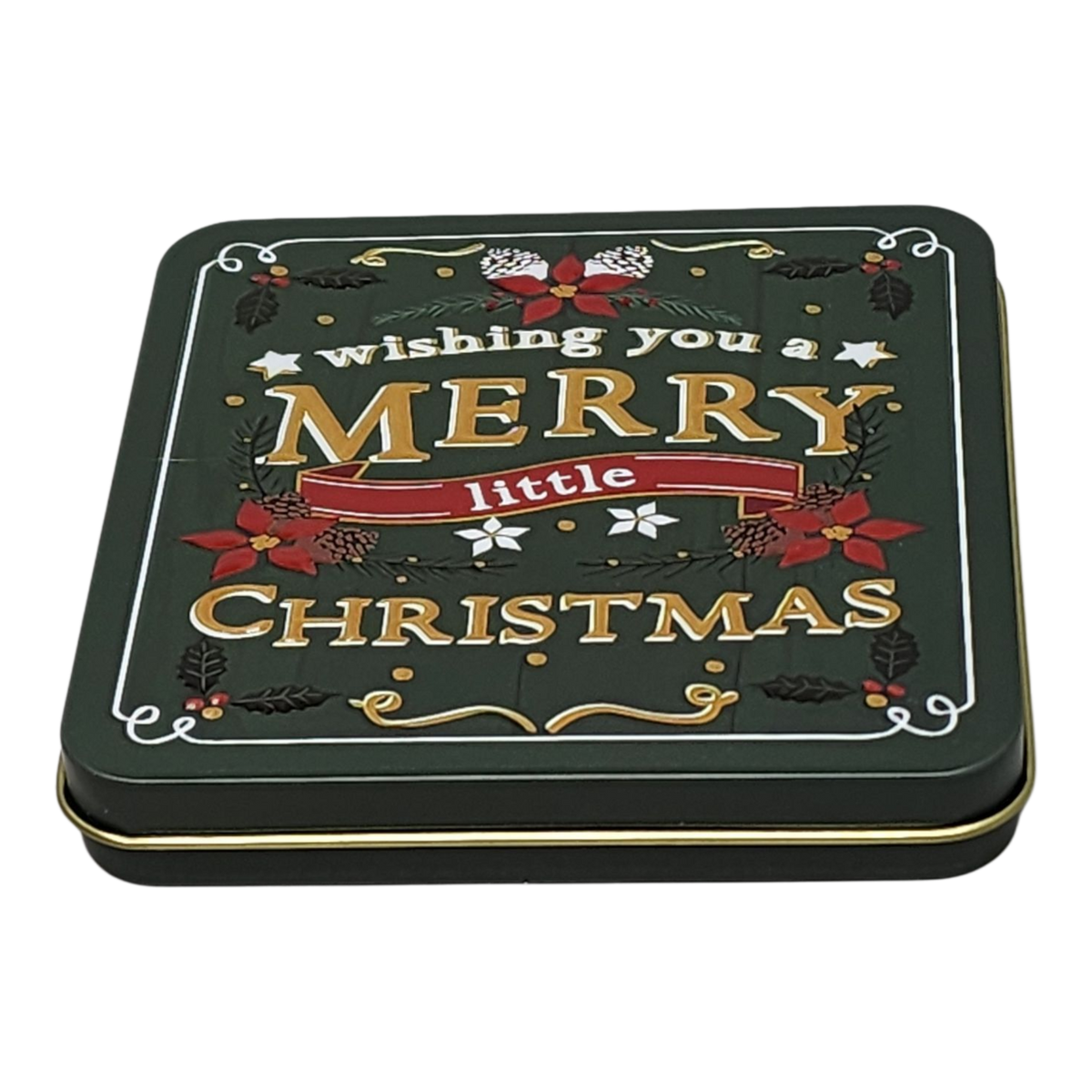 Christmas Gift Card Tin - Wishing you a Merry Little Christmas
