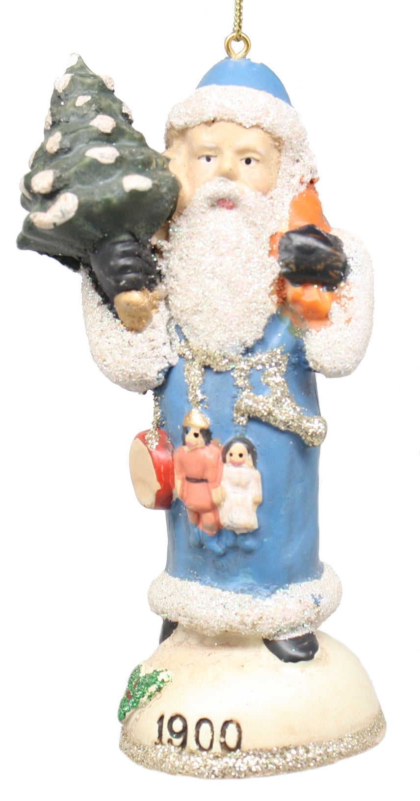 Santa Thru The Ages Ornament - 1900