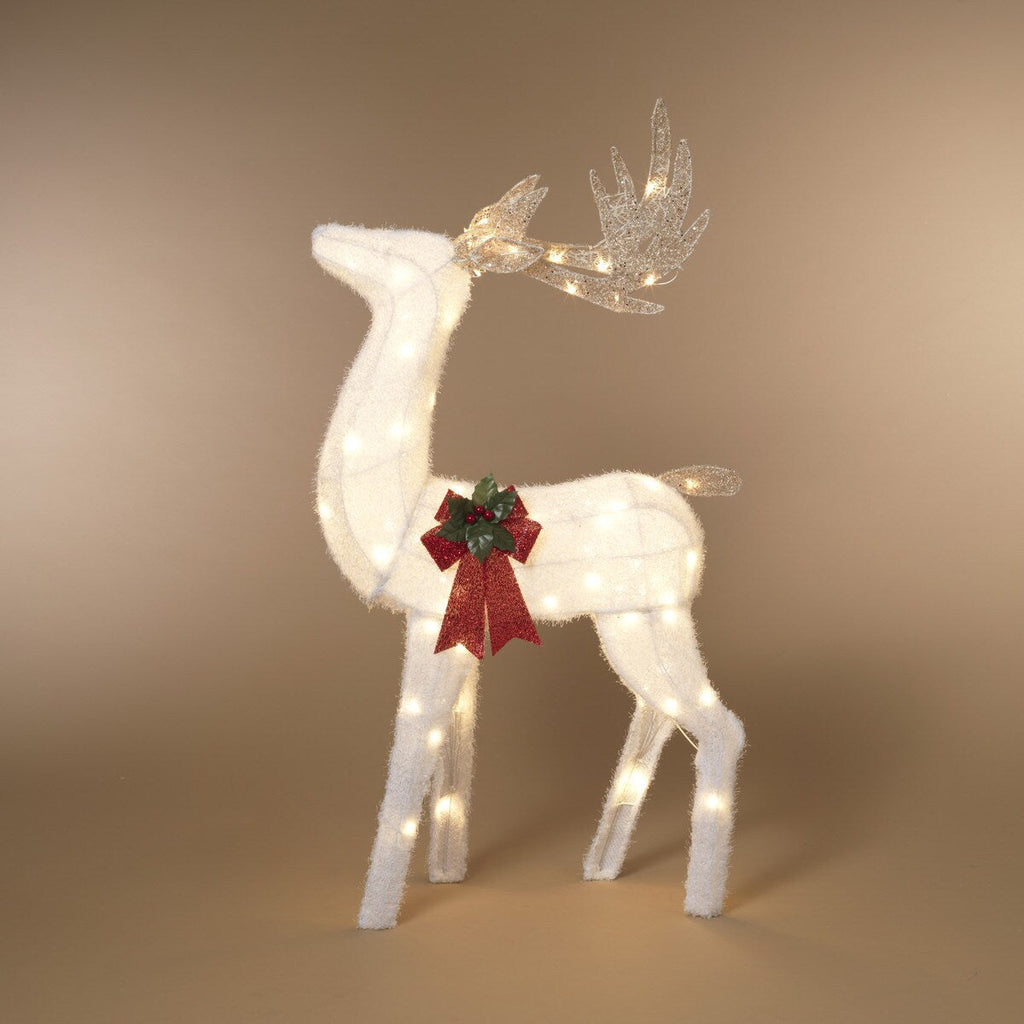 LED Lighted Glitter Reindeer - 48"