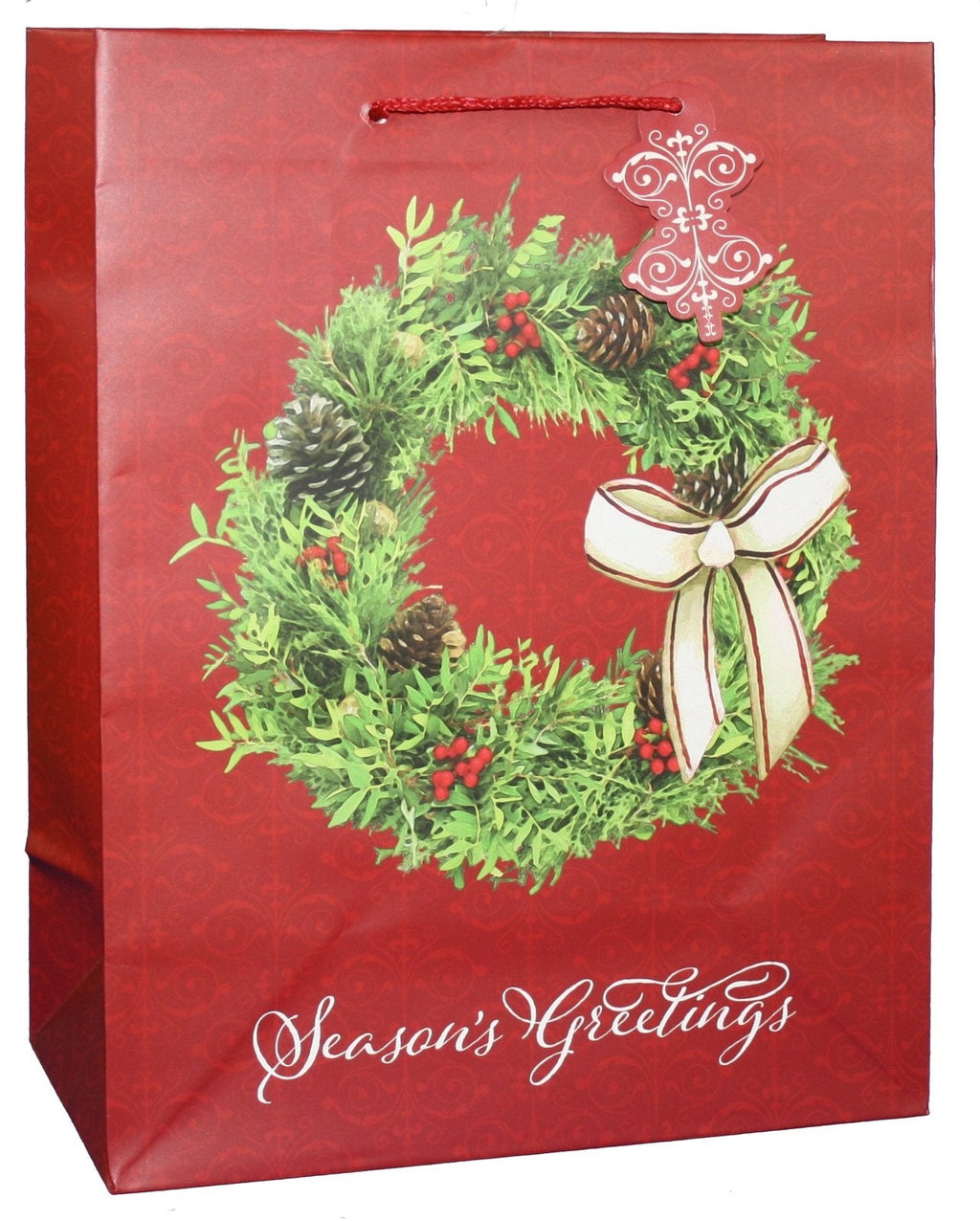 Traditional Symbol Gift Bag - Wreath Large