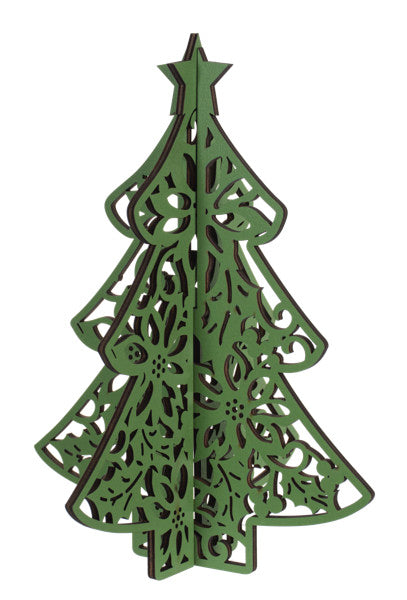 Lasercut Christmas Tree figurine -
