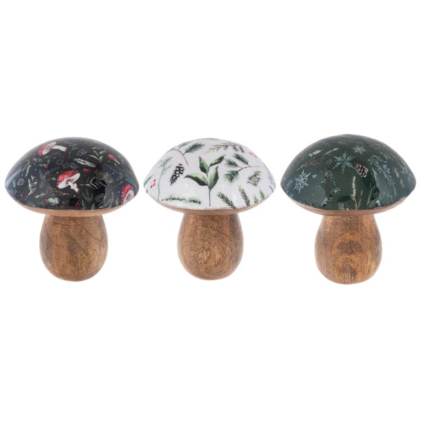 Holiday Mushroom Decor -
