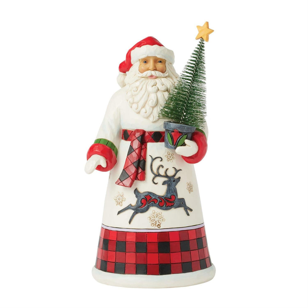 Highland Glen Santa with Potted Sisal Tree