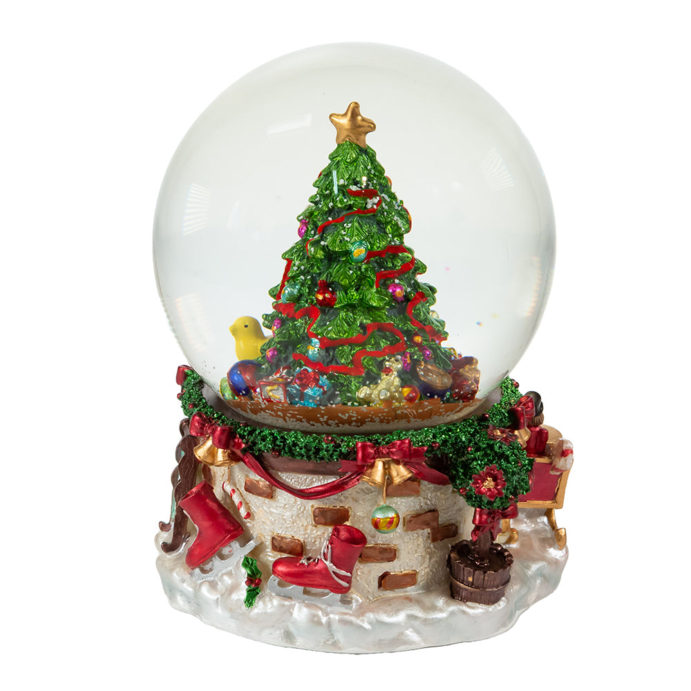 120MM Musical Christmas Tree Water Globe